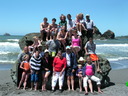 March 30, 2004. A whole lotta family, from top to bottom, left to right: Bobby, Kendall, Joann, Steve, Kayli, Rhonda, Andy / Tammy / Dean, Mike, Nicci, Cameron / Kathy, Hannah, Christian, Randy, Ana, Delouris, Ken, Lexie, Justin, Tarin, and Kynnadee (in utero).