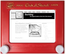 Bachblog Etch-a-Sketch