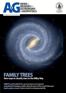 Cover of the October 2017 issue of Astronomy & Geophysics.
