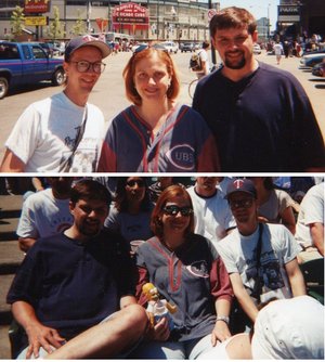 Chris, DiDi and I visit Wrigley Field