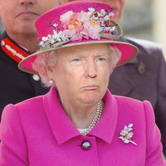 HRH in pink.