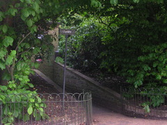 For some reason, the only surviving photo from our first day in London is this one. A photo of a women’s bathroom in Kensington Gardens.