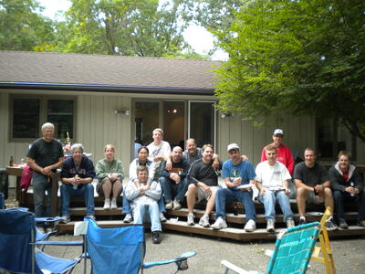 From left to right: Paul L, Rick, Joann, Tina & Bill, Cole, Paul S, Mark, Chris, me, Aaron, Wolfie, Eric, and Jesse. (Shoreview, MN: September 17, 2011)