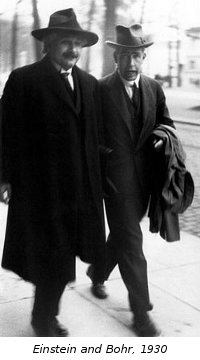 Einstein and Bohr, 1930