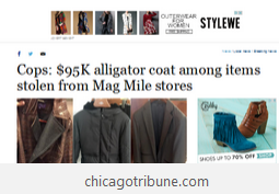 $95,000 coat theft