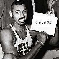 Wilt Chamberlain: a prolific scorer.