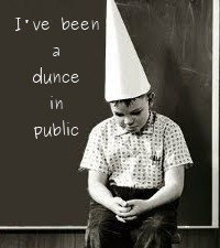 Dunce hall of shame