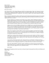 My letter to Congresspersons