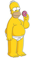 Homer Simpson, male model?